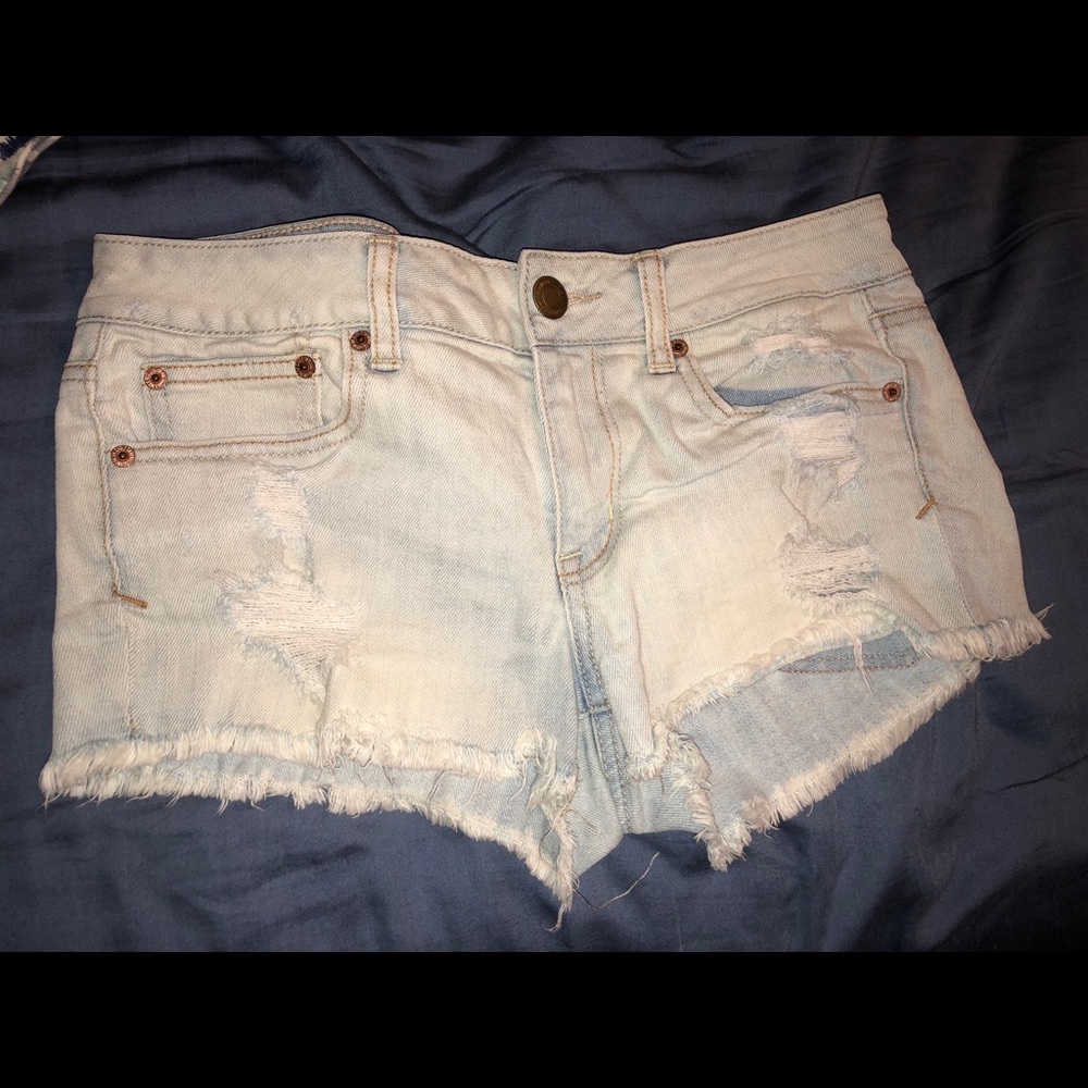 American eagle jean shorts